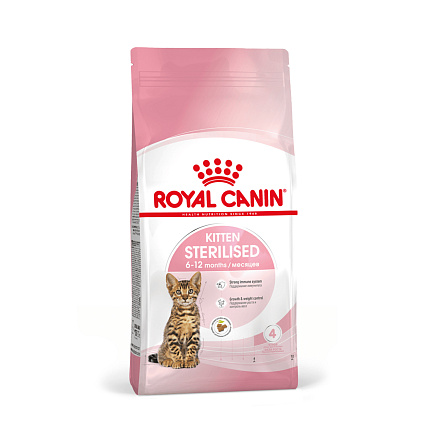 Royal Canin Kitten Sterilised Корм сухой сбалансированный для стерилизованных котят до 12 месяцев, 0,4 кг